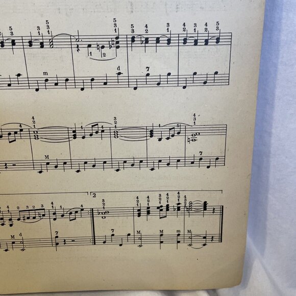 My Blue Heaven Simplified Accordion Sheet Music Whiting Donaldson 1947 Leo Feist - Picture 7 of 7